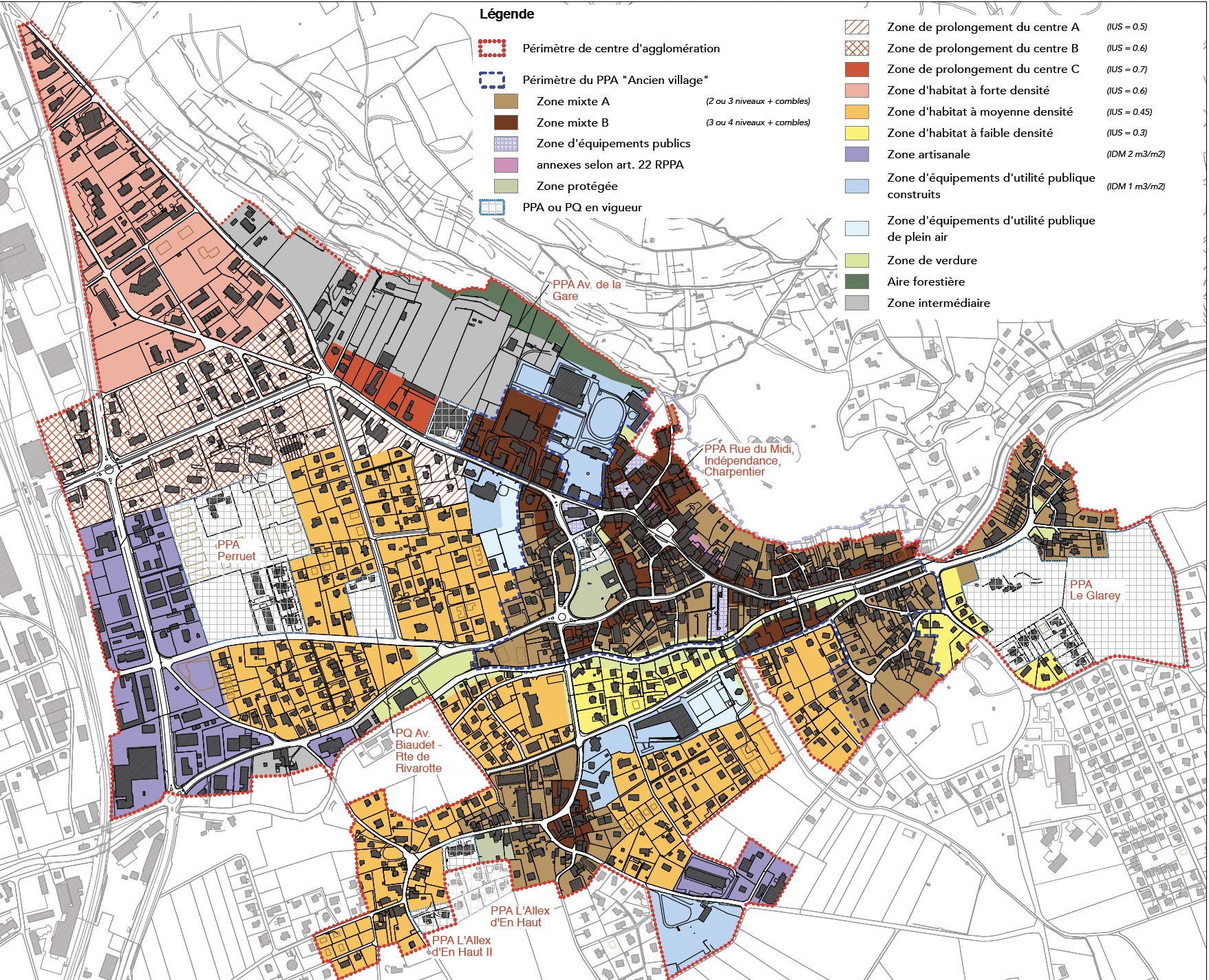 Le nouveau plan d'affectation communal de Bex est à l'examen